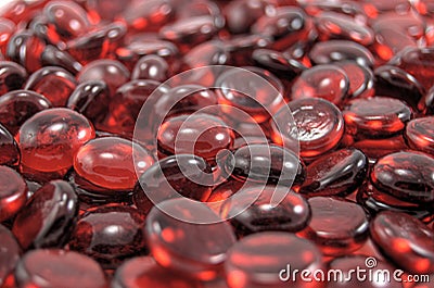 Red Gem Stock Photo