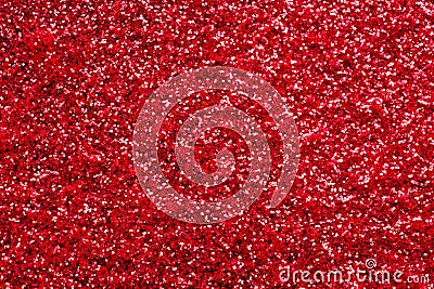 Red glitter background Stock Photo