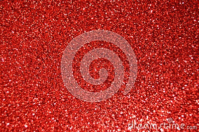 Red Glitter background. Holiday, Christmas, Valentines, Beauty and Nails abstract texture Stock Photo