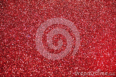 Red glitter shiny background Stock Photo