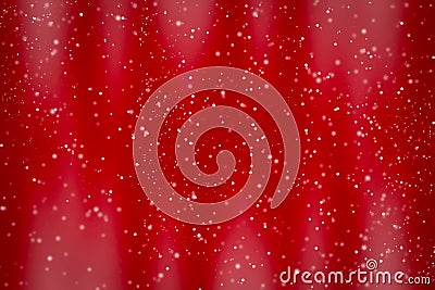 Red glitter vintage lights background. defocused for christmas Stock Photo