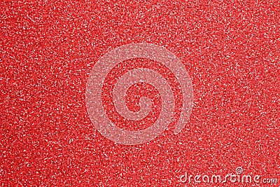 RED glittery background with sparkles Stock Photo