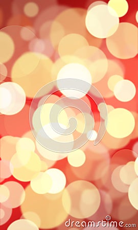 Red gold bokeh background Stock Photo