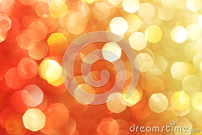 Red, gold, orange sparkle background Stock Photo