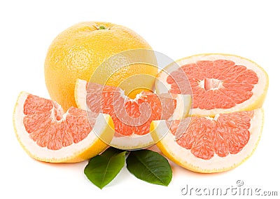 Red grapefruit Stock Photo