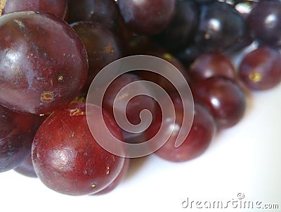 Red Grapes Closeup Stock Photo