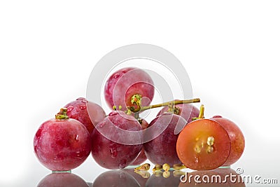 Red grapes Stock Photo