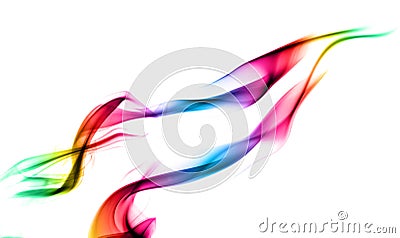 Red Green Blue - colorful fume abstract Stock Photo