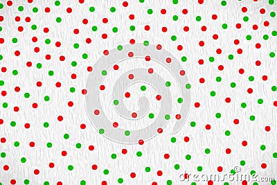 Red and Green Dot Textured Background Stock Photo