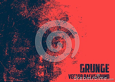 Red grunge material background colorful Vector Illustration