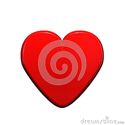 Red heart Stock Photo