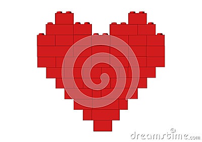 Red heart Stock Photo