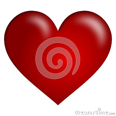 Red Heart Stock Photo