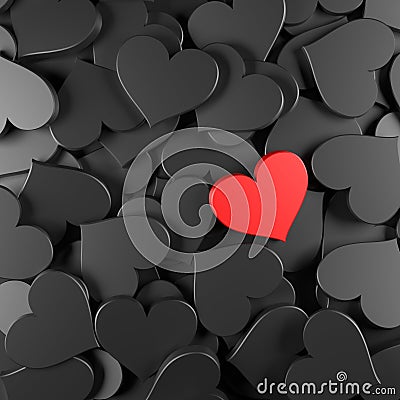 Red heart Stock Photo