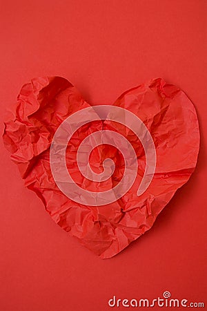 Red heart love Stock Photo