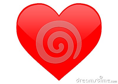 Red heart Stock Photo