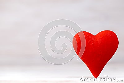 Red hearts the bokeh background. Valentine Day background. Stock Photo