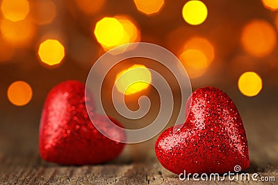 Red hearts Stock Photo