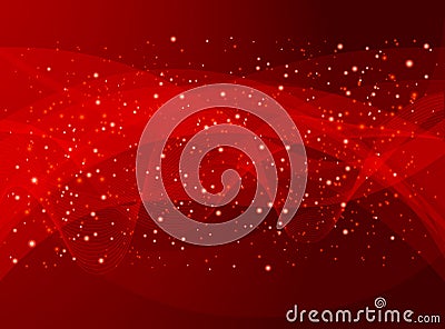 Red holiday background Vector Illustration