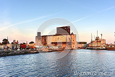 The Red Hook Grain Terminal Editorial Stock Photo