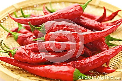 Red hot chili pepper Stock Photo