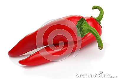 Red hot chili peppers Stock Photo