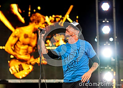 Red Hot Chili Peppers Editorial Stock Photo