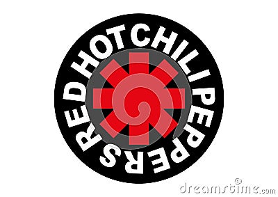 Red Hot Chili Peppers Logo Editorial Stock Photo