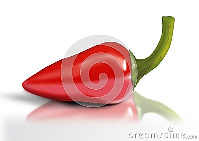 Red hot chilli Stock Photo