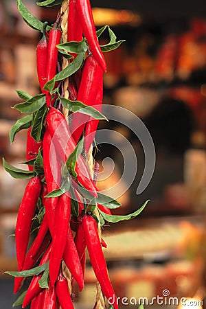 Red hot chilly peppers. Stock Photo