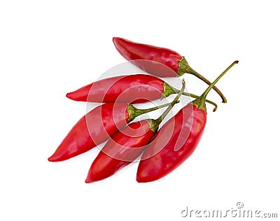 Red hot peppers Stock Photo