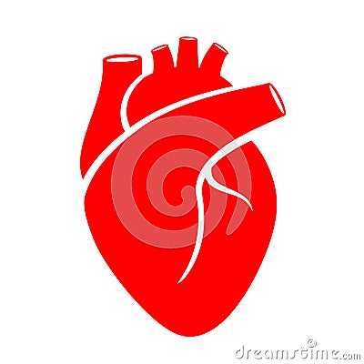 Human heart medical icon Vector Illustration