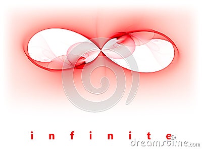 Red infinite Stock Photo