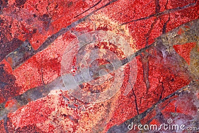 Red jasper texture macro Stock Photo