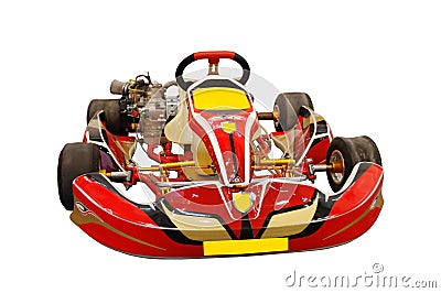 Red kart Stock Photo