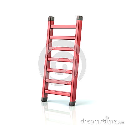 Red ladder icon Cartoon Illustration