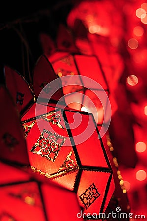 Red lantern Stock Photo