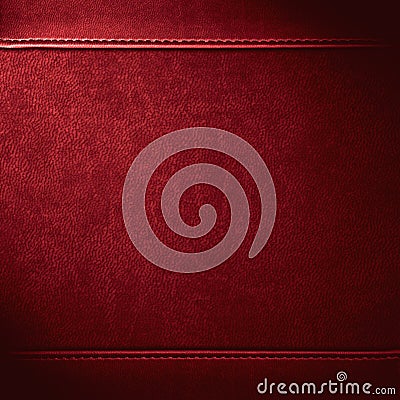 Red leather background Stock Photo