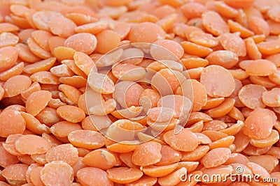 Red lentil Stock Photo