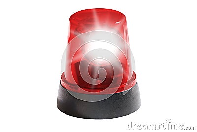 Red light isolated Stock Photo