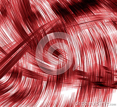 Red lines abstraction Stock Photo