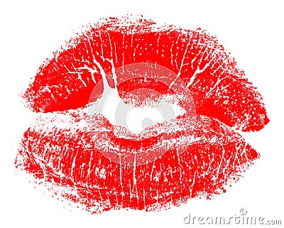 Red lips Stock Photo