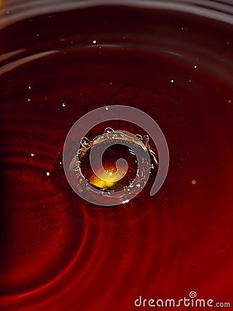 Red Liquid Stock Photo