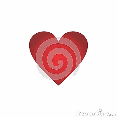 Red love Vector Illustration