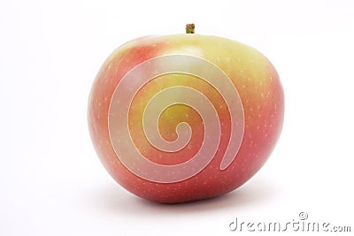 Red macintosh apple Stock Photo