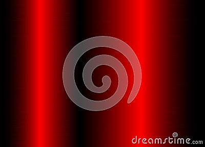 Red metal abstract technology background with polished or satin texture, chrome, silver, steel, aluminum for design concepts, wall Vector Illustration