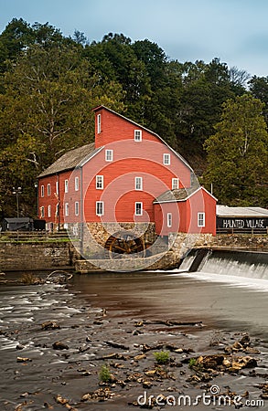 The Red Mill Editorial Stock Photo