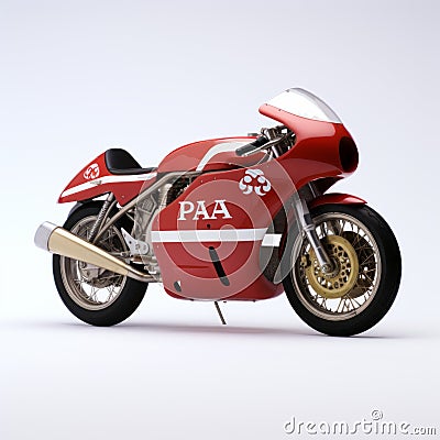 Paa Motorcyclia Dallas: A Stunning Blend Of Silver And Crimson Stock Photo