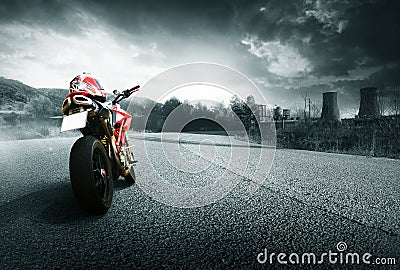 Motorcycle Stock Photo