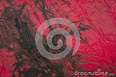 Red multicolor crumpled paper decorative background texture Stock Photo